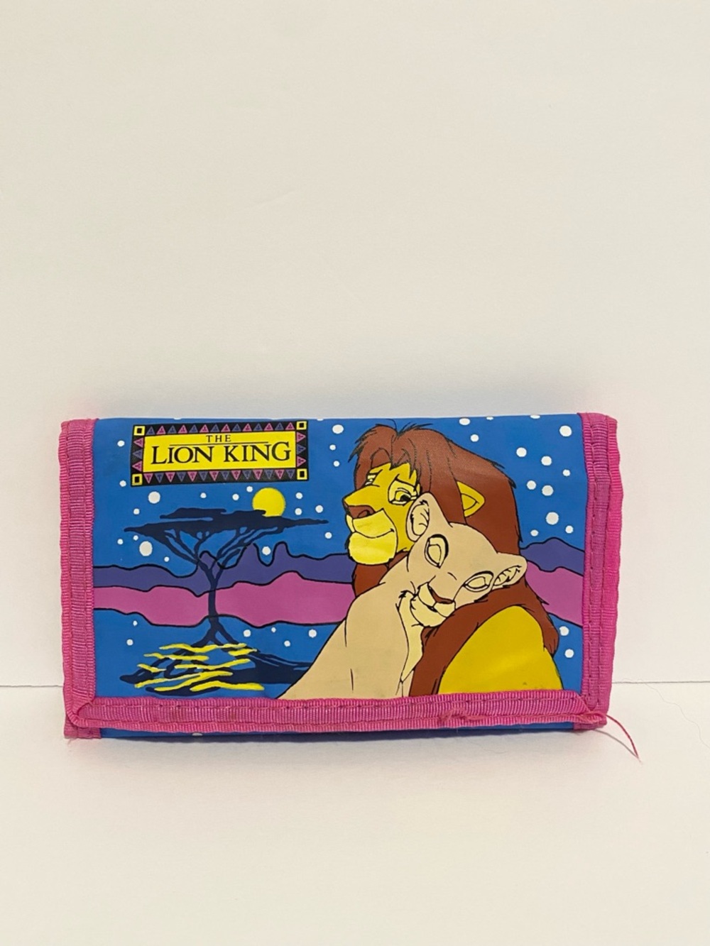 Vintage Lion King Kids Wallet 1990s Disney Y2K Coin Purse Simba Nala Child Size